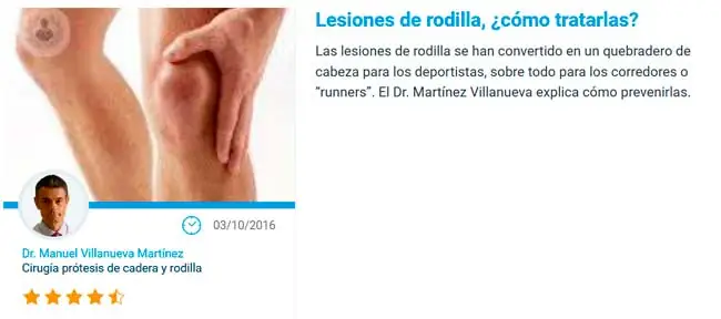 Lesiones de rodilla, ¿cómo tratarlas? 