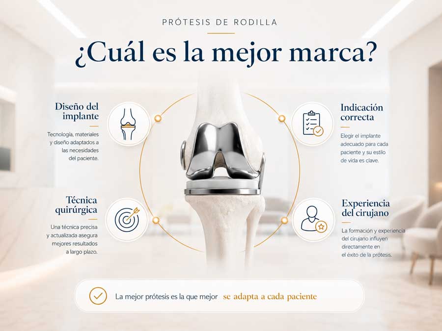 Cuál es la mejor marca de prótesis de rodilla