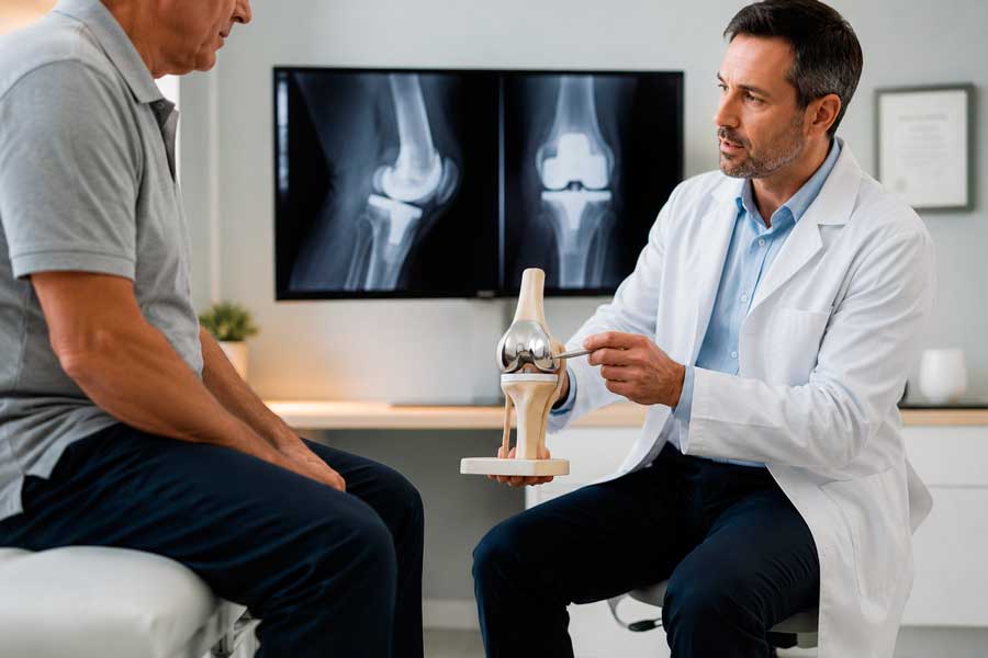 Causas y síntomas de recambio de prótesis de rodilla