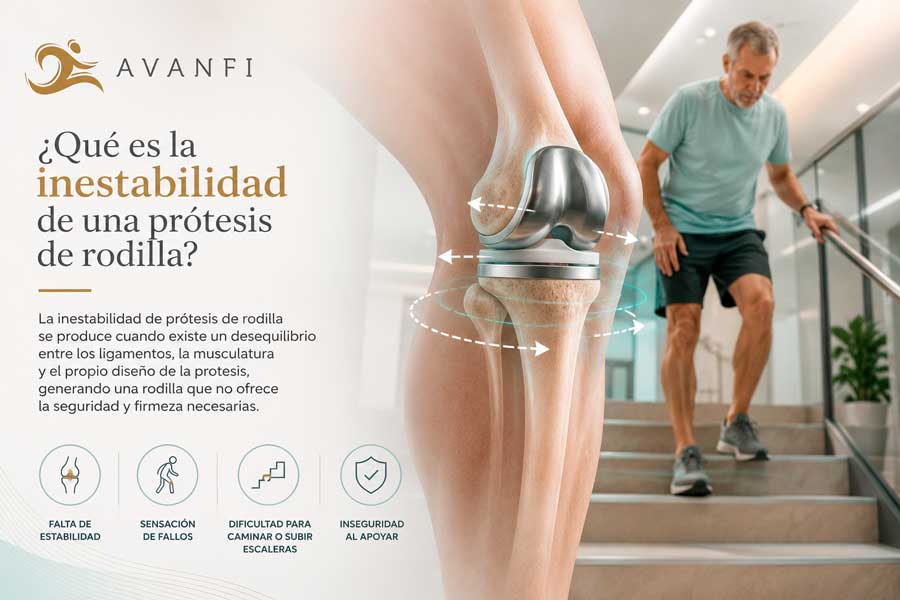 ¿Qué es la inestabilidad de prótesis de rodilla? por el especialista en traumatología de rodilla, Dr. Villanueva