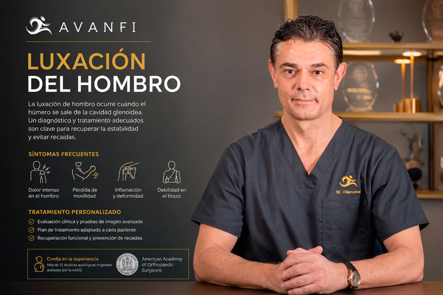 Luxación de hombro: causas, síntomas y tratamiento