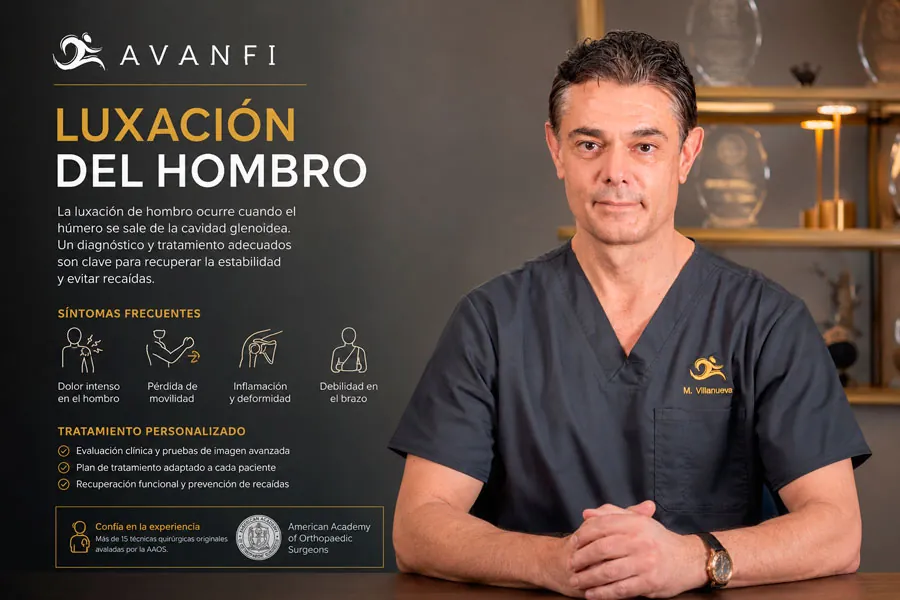 Luxación de hombro: causas, síntomas y tratamiento