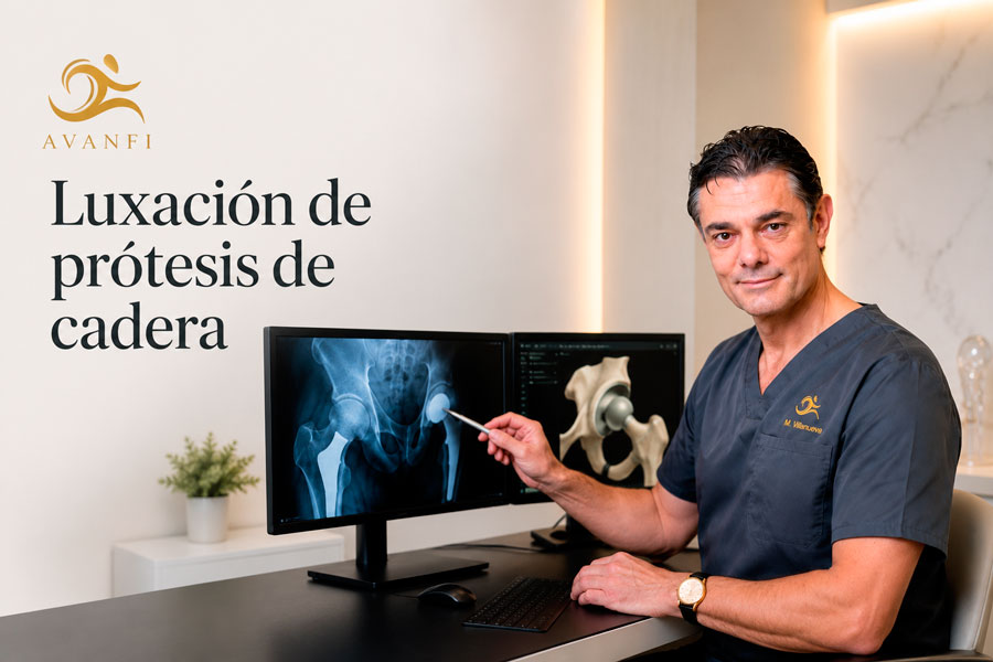 Luxación de prótesis de cadera por el especialista en cirugía ortopédica de cadera Dr. Villanueva