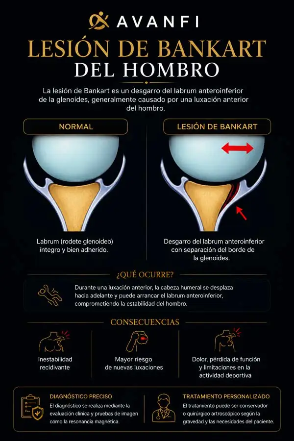 Lesión de Bankart de hombro
