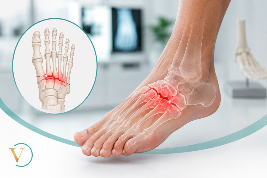 La lesión de la articulación de Lisfranc es una fractura-luxación del mediopié poco frecuente pero de graves consecuencias si no se diagnostica y trata a tiempo