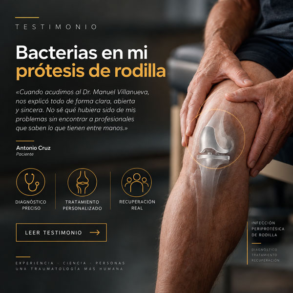 Bacterias en mi prótesis de rodilla